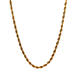 14kt Yellow Gold 17" 4mm Rope Chain 