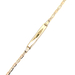 14kt Tri-Color 7.5" 5.5mm Nameplate Bracelet 