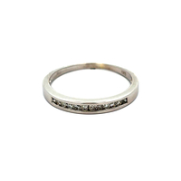 14kt White Gold .20ct tw Diamond Band Ring