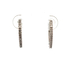 10kt White Gold .10ct tw Diamond Hoop Earrings
