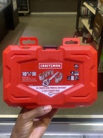 CRAFTSMAN 10pc SAE Mechanics Tool Set Low Profile Ratchet w/ Case   CMMT34563