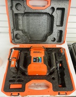 Johnson Level & Tool JRT300-RDHV-K Self-Leveling Red Dual Slope Rotary Laser Kit