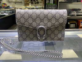 Gucci Dionysus GG Supreme Wallet-On-Chain Shoulder Bag