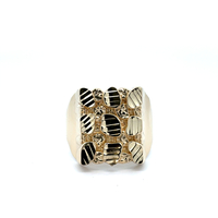 10kt Yellow Gold Nugget Ring 