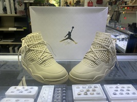 Nike [FN7251-200] Women's Air Jordan Retro 4 'Net Rattan Size 11.5 