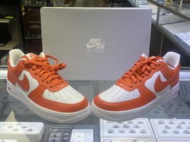 Nike Air Force 1 '07 Men's Size 10 Cosmic Clay Orange White Sneakers FZ4627 800