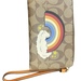 Coach Monogram Rainbow Wristlet Wallet