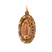 14kt Yellow Gold Virgin De Guadalupe Pendant 