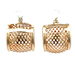 14kt Yellow Gold Mess Hoop Earrings