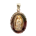 14kt Tri-Color Virgin De Guadalupe Pendant
