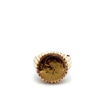 14kt Yellow Gold Coin Ring (1945 Dos y Medio Pesos 2.08g)