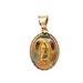 14kt Tri-Color Virgin De Guadalupe Pendant
