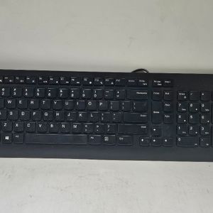Lenovo SK-8823 Wired USB Slim Keyboard Black - Genuine OEM Tested