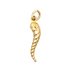14kt Yellow Gold Italian Horn Pendant