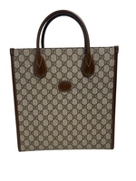 Gucci Interlocking G Tote Bag In Beige w/ dust bag