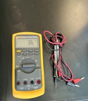 Fluke 87V Handheld Multimeter with Test Leads
