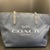 Coach Tote Horse and Carriage Jacquard City Handbag