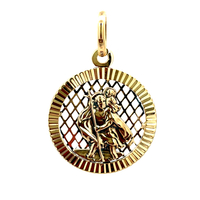 14kt Yellow Gold Religious Pendant 