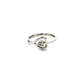 10kt White Gold Diamond Heart Ring