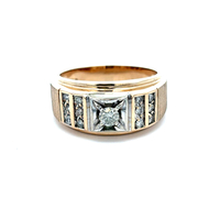 14kt Yellow Gold .40ct tw Diamond Ring