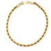 10kt Yellow Gold 7.5" 3.25mm Hollow Rope Bracelet