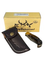 Prime Quality Best.Buy.Damascus1 6.5" Pocket Knife 
