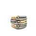 14kt Two Tone .40ct tw Diamond Ring