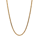 10kt Yellow Gold 24" 2.50mm Hollow Rope Chain