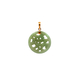 14kt Yellow Gold Bail Jade Pendant 
