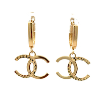 18kt Yellow Gold Dangling Earrings  