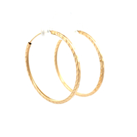 14kt Yellow Gold Hoop Earrings