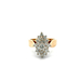 18kt Yellow Gold .80ct tw Diamond Ring