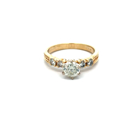 14kt Yellow Gold 1.24ct tw Diamond Engagement Ring
