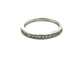 14kt White Gold .10ct tw Diamond Band
