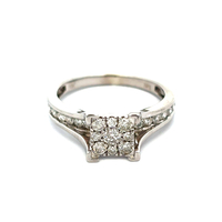 10kt White Gold .40ct tw Diamond Engagement Ring