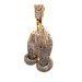 10kt Yellow Gold .30ct tw Diamond Praying Hands Pendant  