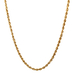 14kt Yellow Gold 20" 2.5mm Hollow Rope Chain