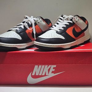 Nike Dunk Low Retro Black Orange Size 10 Men's — Classic Colorway