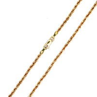 10kt Yellow Gold 20" 3.50mm Hollow Rope Chain 