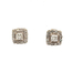 14kt White Gold .55ct tw Diamond Stud Earrings