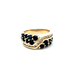 14kt Yellow Gold .35ct tw Diamond & Sapphire Ring