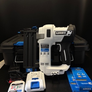 HART 20-Volt 2-inch 18-Gauge Battery-Powered Brad Nailer Kit W/ Battery/Charger