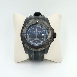 Invicta 0667 II GMT 48 mm Black Dial Swiss Quartz Watch