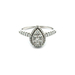 14kt White Gold .60ct tw Diamond Engagement Ring