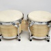Natural Wood Bongos 6" & 7" Drums – Chrome Hardware –Student/Beginner