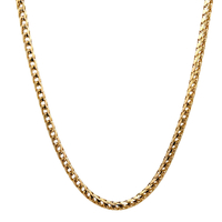 10kt Yellow Gold 30" 3mm Wheat Link Chain