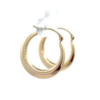 14kt Yellow Gold Hoop Earrings 