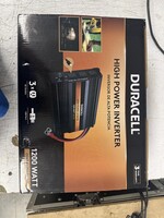 Duracell - 1200W Ultra High Power Inverter with USB charge port - Black