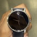 Men's Movado Museum Classic Strap Watch with Black Dial (Model: 0607269)