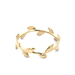 Tiffany & Co. Paloma Picasso Olive Leaf Yellow Gold Ring Size 8 With Box